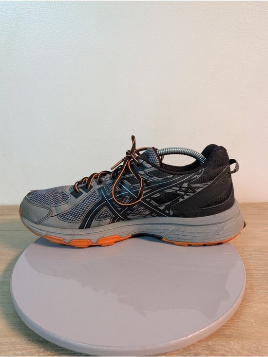 Asics Gel-Venture 6 Trail Running Shoes Men\'s 10 Grey / Black / Orange T7G1Q main image 7